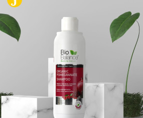 شامبو بيو بالانس بالرمان – افضل شامبو للشعر التالف والمصبوغ – ريفيو كامل Bio Balance Pomegranate Shampoo