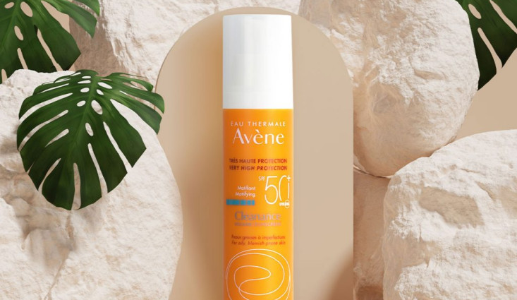 واقي شمس افين للبشرة الدهنية ريفيو كامل +avene cleanance sun spf 50