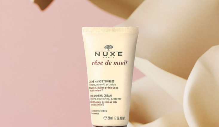 كريم نوكس مرطب لليد والاظافر ريفيو كامل Nuxe reve de miel hand and nail cream