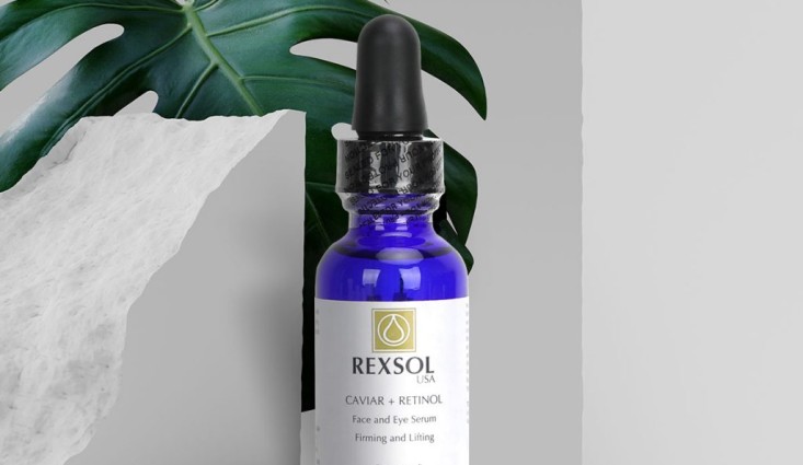 سيروم ريكسول كافيار ريتنيول لشد البشرة ريفيو كامل rexsol caviar+retinol face and eye serum