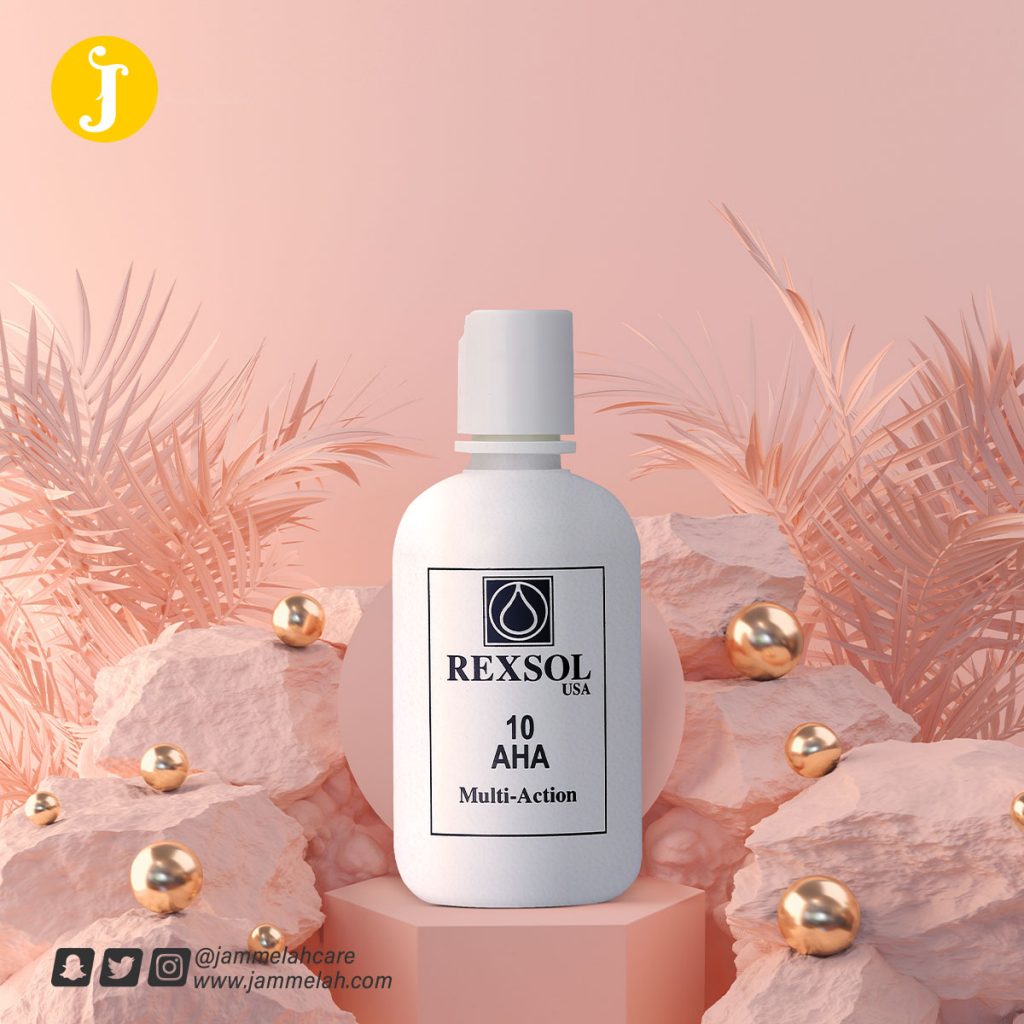 مقشر ريكسول بأحماض الفواكه – ريفيو كامل واسعاره Rexsol 10 AHA Multi-Action Cream
